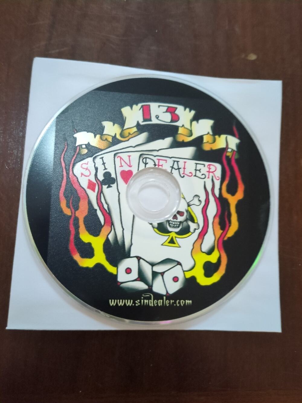 Sin Dealer 13 Promo CD 2004 OOP Hard Rock From Canada disc only